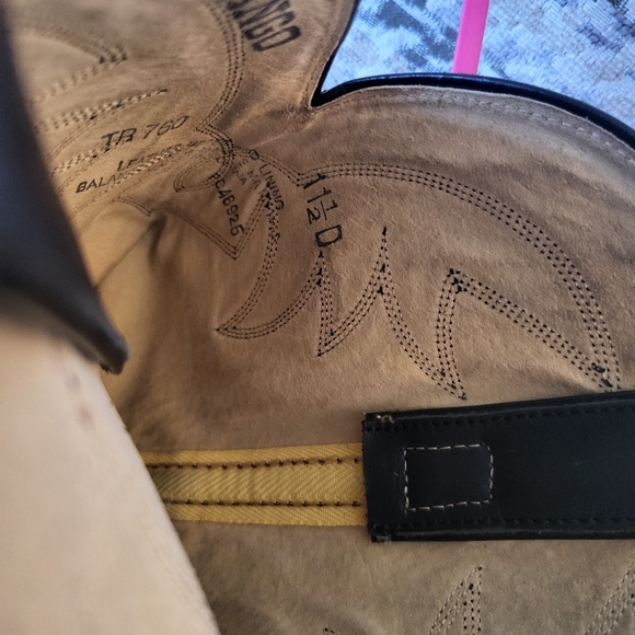 Durango Black Leather TR760 Western Boots sz 11.5D in Excellent Shape - Picture 7 of 10